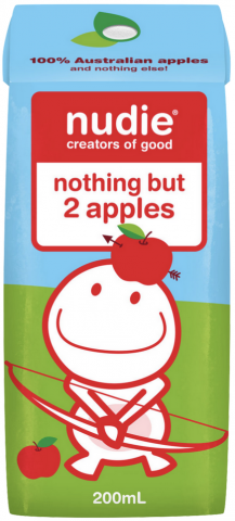 nudie nothing but 2 apples 200ml