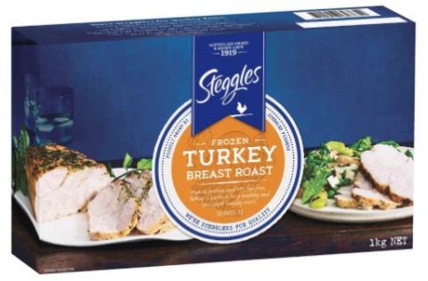 Steggles Frozen Turkey Breast Roast 1kg