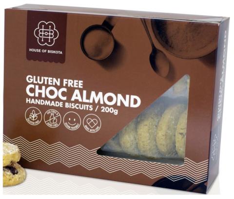 House of Biskota Gluten Free Choc Almond Biscuits