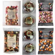 Yummy Snack Foods fruit and nut mixes various sizes
