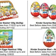 Kinder chocolate products
